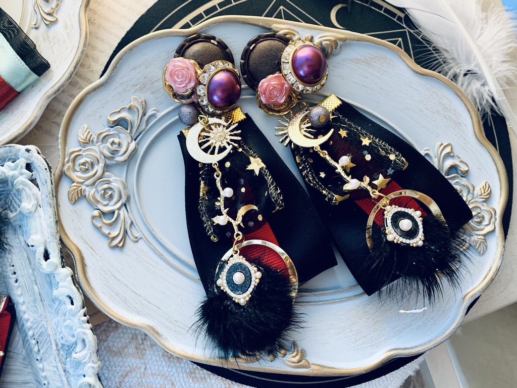 まほやく 新月の下でとびきりの悪戯を イメージイヤリング