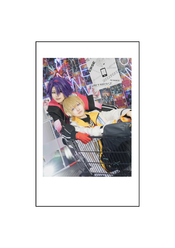 カフェ組(風楽奏斗.渡会雲雀) チェキ風カード