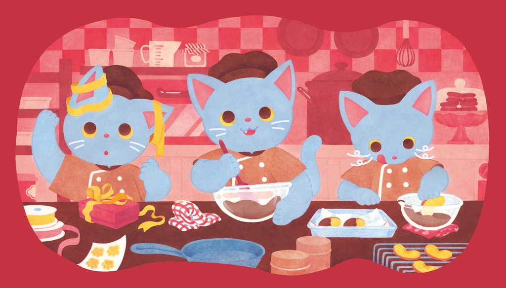 Chocolat Chats ポーチ