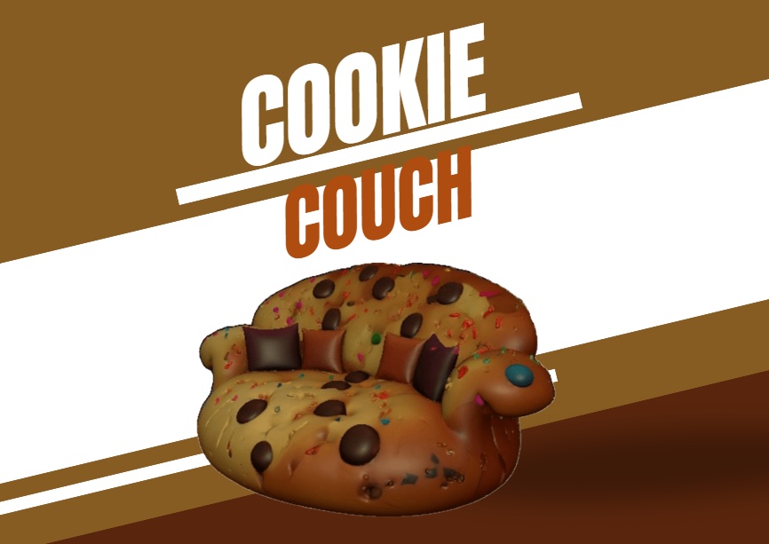 Cookie Couch โ AI-Generated 3D Model by Rainunik