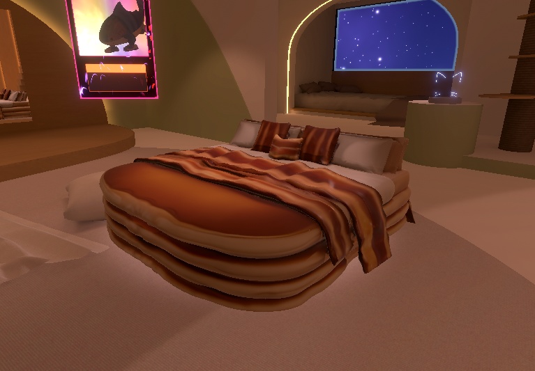 🥞 Bacon Blanket Bed – AI-Generated 3D Model by Rainunik