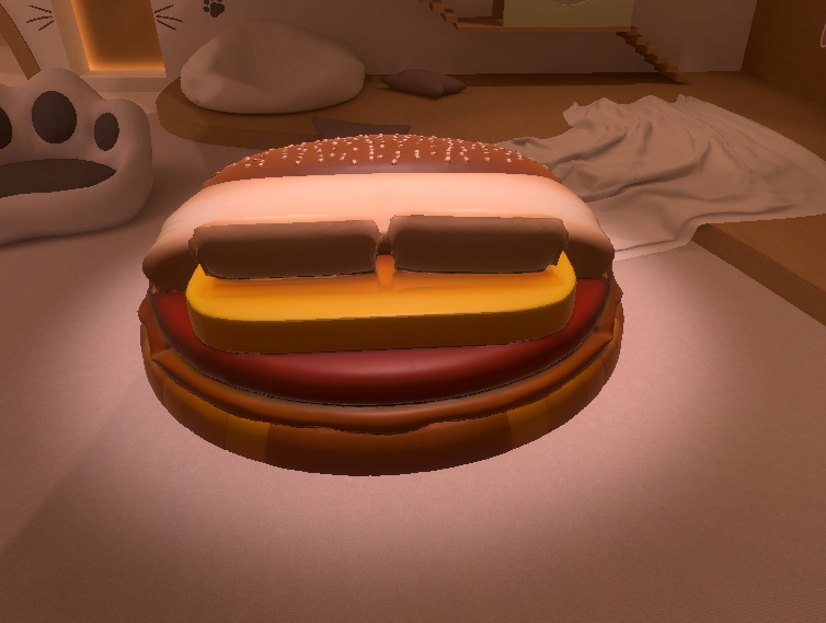 🍔 Burger Bed – AI-Generated 3D Model by Rainunik