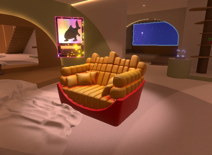🍟 French Fry Sofa – AI-Generated 3D Model by Rainunik
