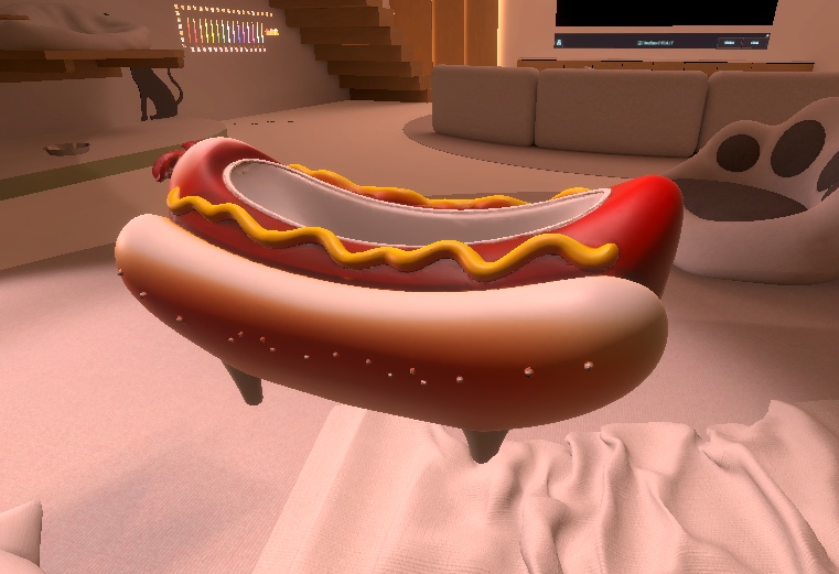 🌭 Hot Dog Bathtub – AI-Generated 3D Model by Rainunik