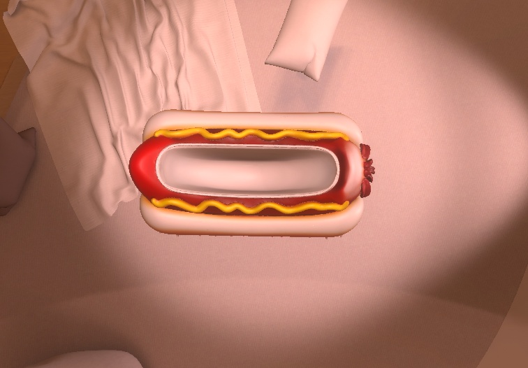 🌭 Hot Dog Bathtub – AI-Generated 3D Model by Rainunik