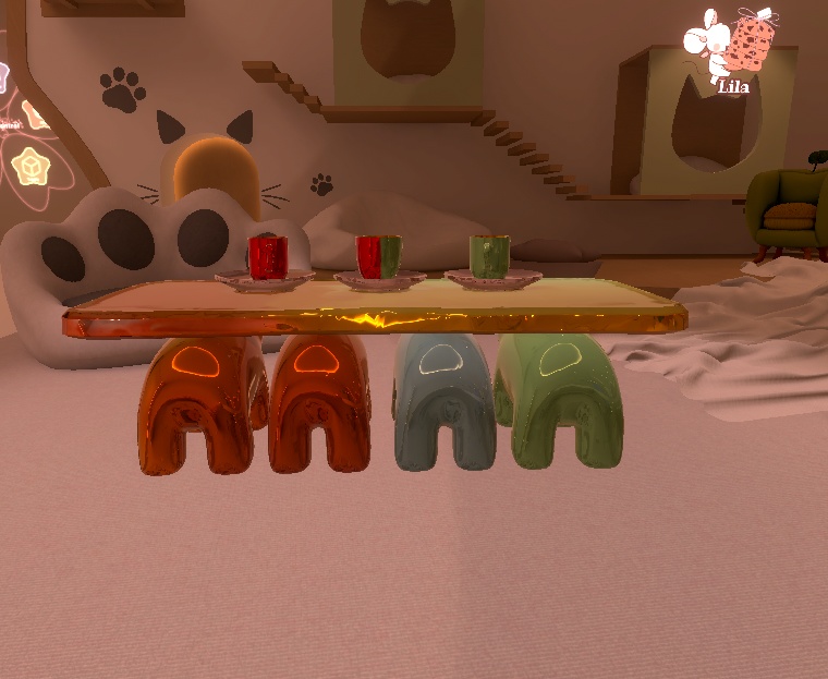 🧸 Gummy Bear Table – AI-Generated 3D Prop by Rainunik