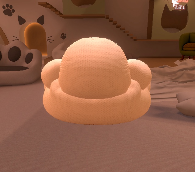 ☁️ Happy Cloud Sofa – AI-Generated 3D Prop by Rainunik