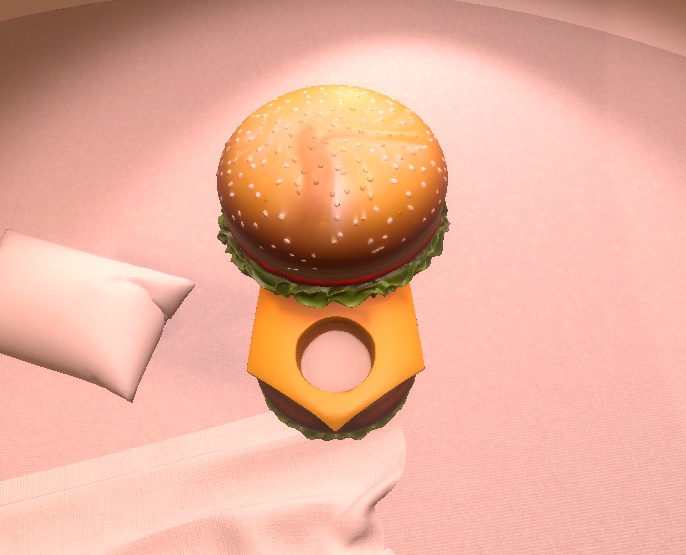 🍔🚽 Burger Toilet – AI 3D Prop by Rainunik
