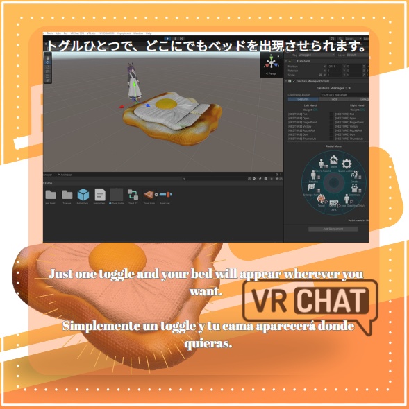 Portable Egg Toast Futon / ポータブルたまごトースト布団