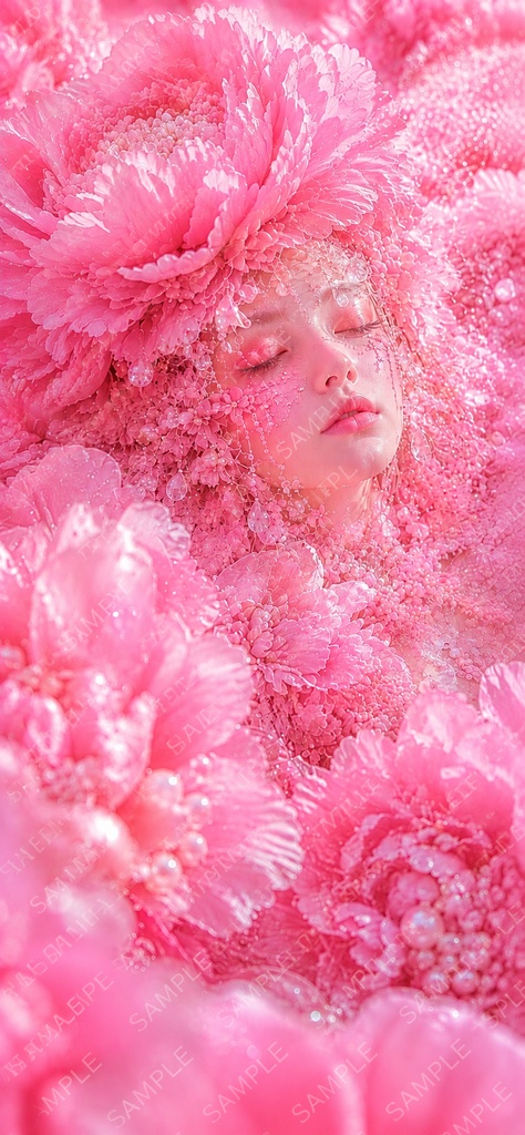 Peony Muse #007 - Sleeping Blossom