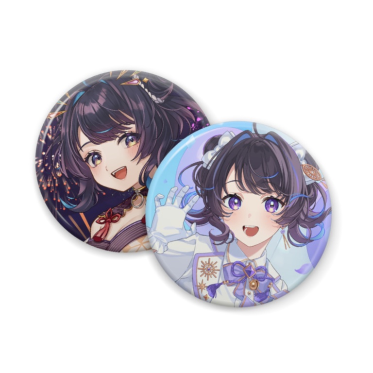 【復刻】半周年記念 缶バッジ2種セット