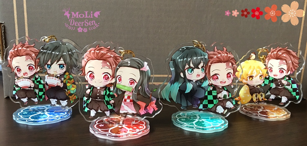 鬼滅の刃 アクリルスタンド+キーホルダー