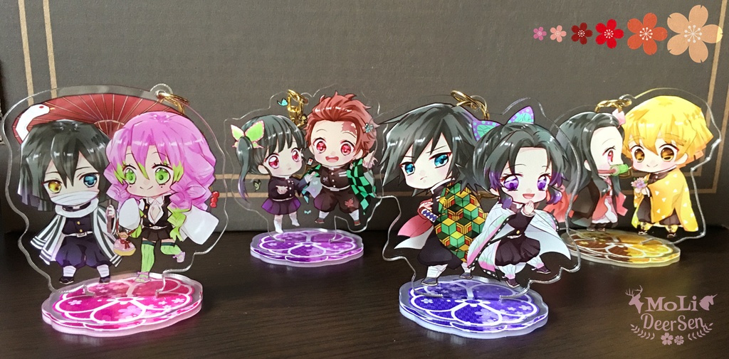 鬼滅の刃 アクリルスタンド+キーホルダー