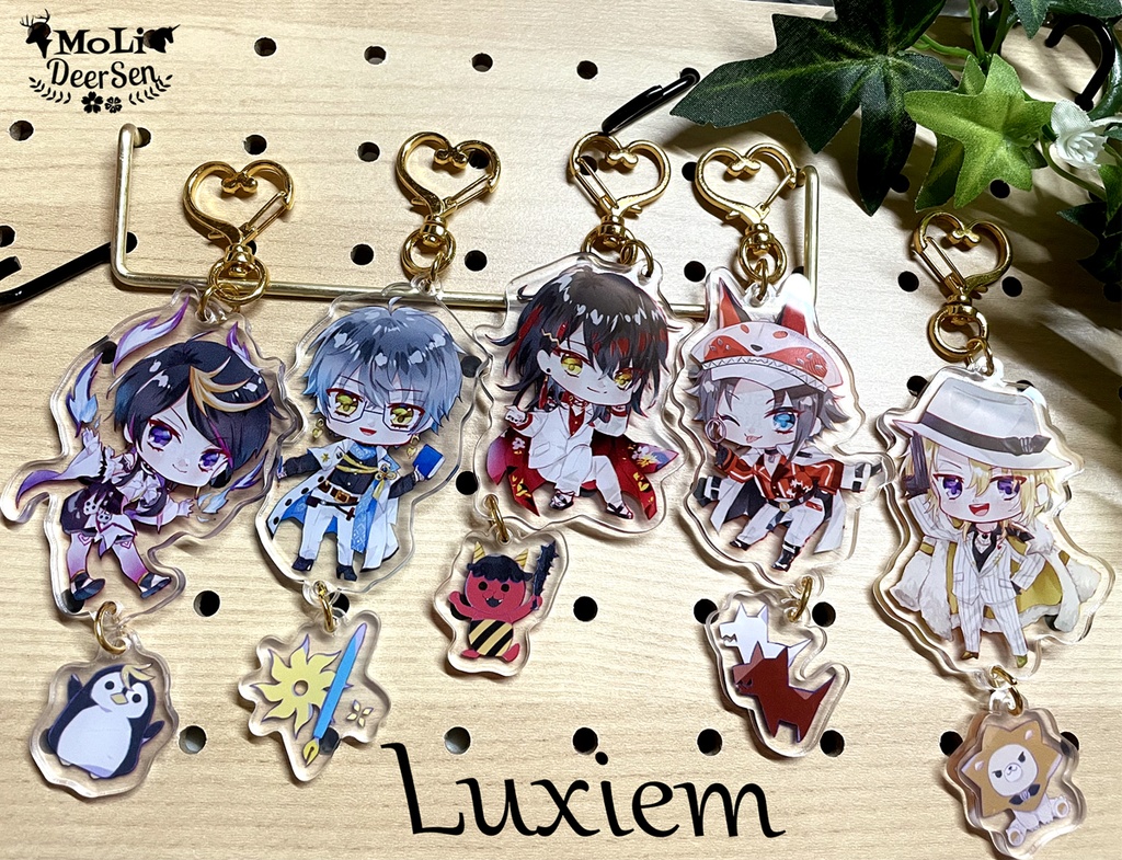 Luxiem つながるキーホルダー にじさんじ EN