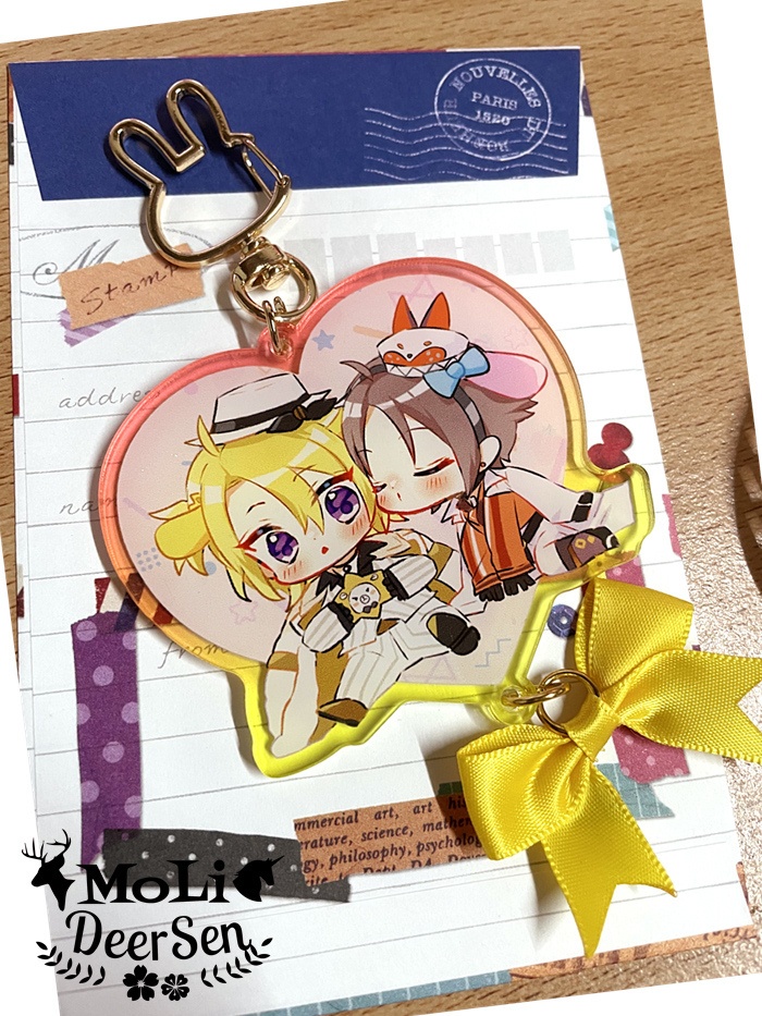 Luxiem てぇてぇキーホルダー にじさんじ EN