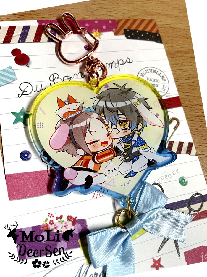 Luxiem てぇてぇキーホルダー にじさんじ EN