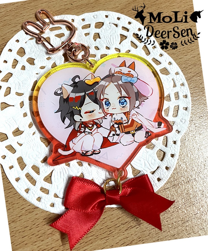 Luxiem てぇてぇキーホルダー にじさんじ EN