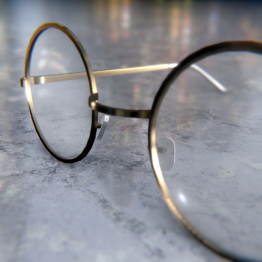 シンプル丸眼鏡