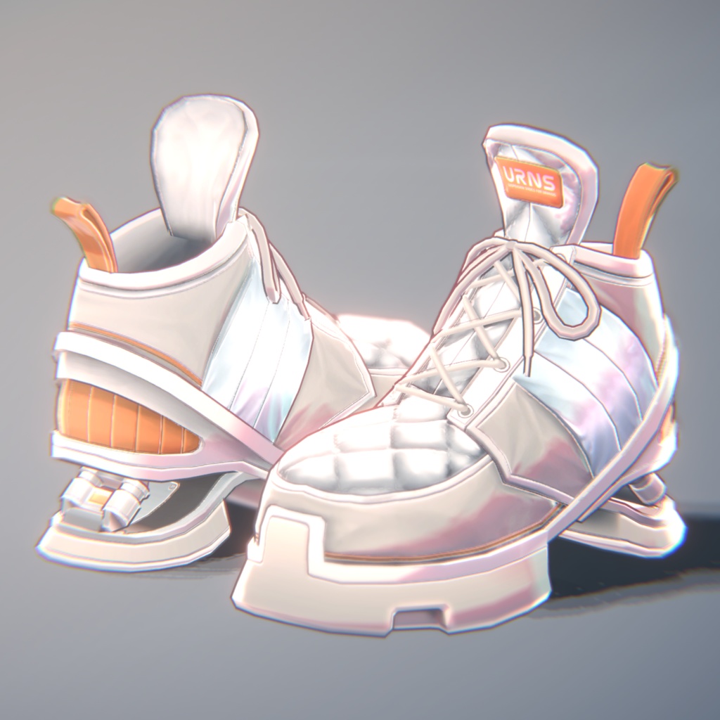 【MA対応】VRChat向け汎用シューズ U-III Titania