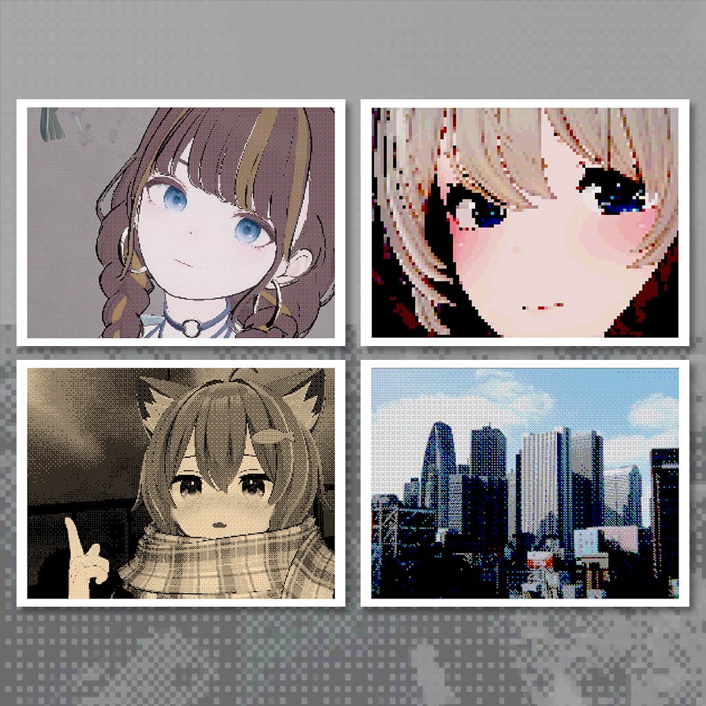 【発売セール中】ドット絵風の写真が撮れる!VRChat向けカメラギミック BitSnap
