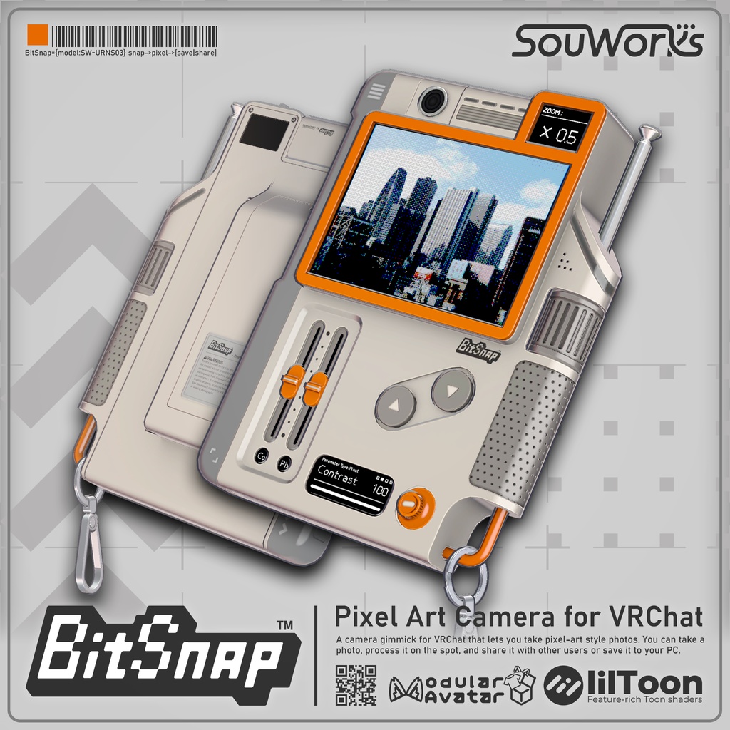 【MA対応】ドット絵風の写真が撮れる！VRChat向けカメラギミック BitSnap