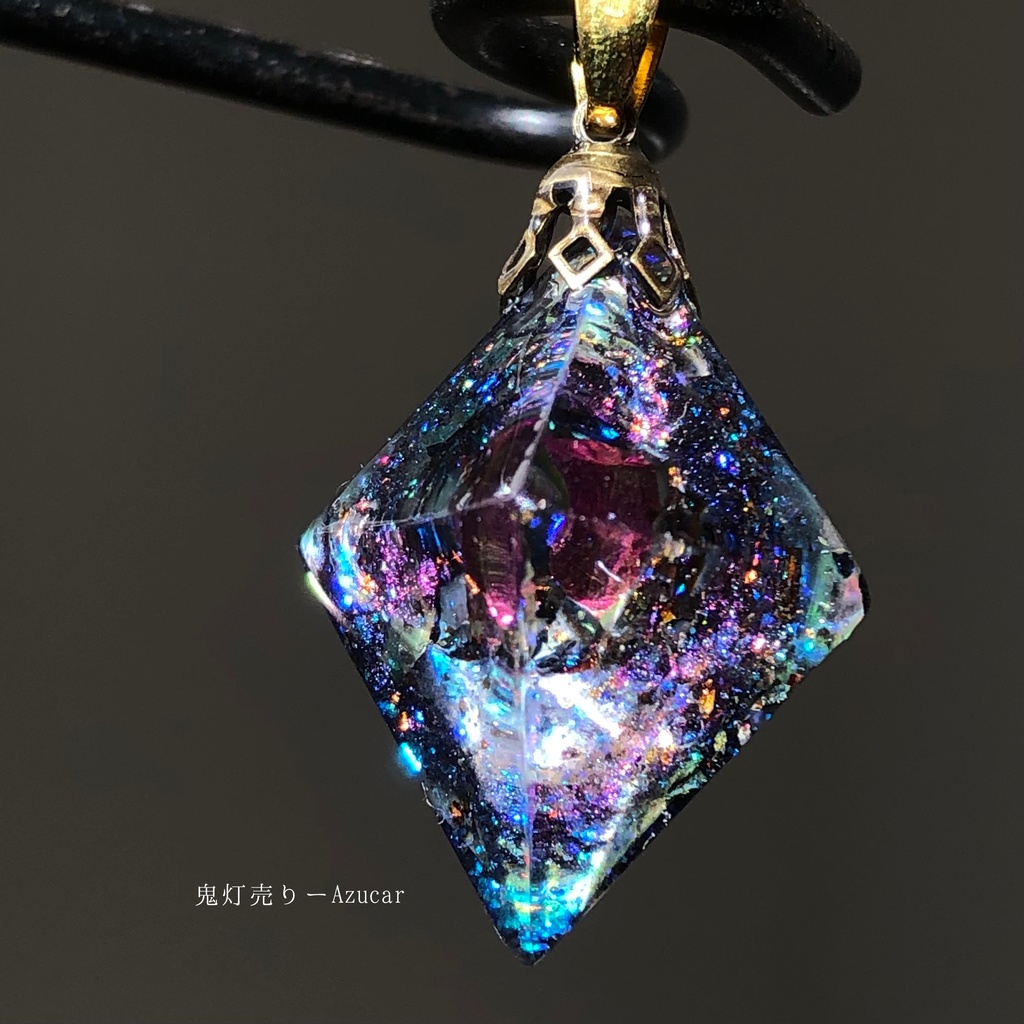 ☆他の方のご購入不可☆オルゴナイト レジン ネックレス - ネックレス 