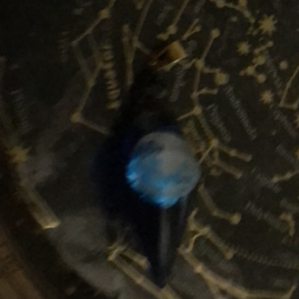 千年に一回の満月を。 オルゴナイト 蓄光ペンデュラム ネックレス