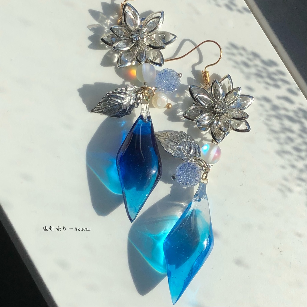 ☆レジンイヤリング☆*゜ 結婚式 タッセル イヤリング レジン