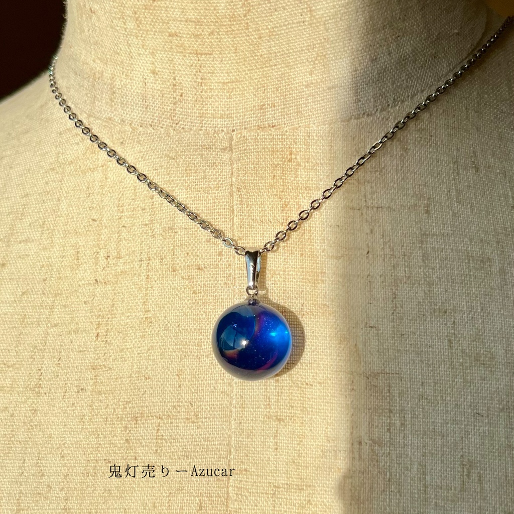 月の満ち欠けネックレス ― Lunar Phase Sphere(シンプルver)