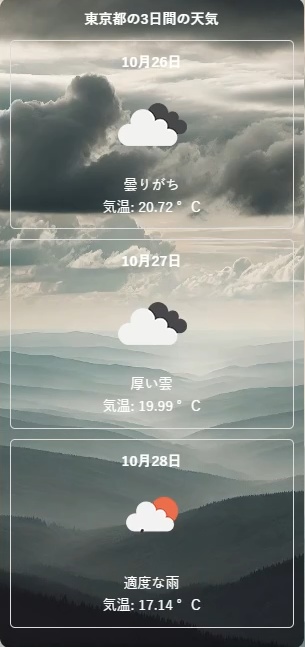【WordPressプラグイン】Weather Visualizer(天気による自動背景変更・天気情報&予報ウィジェット)