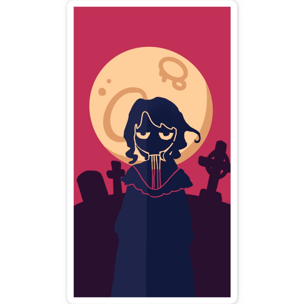 スマホステッカー【Why this looks so mad】