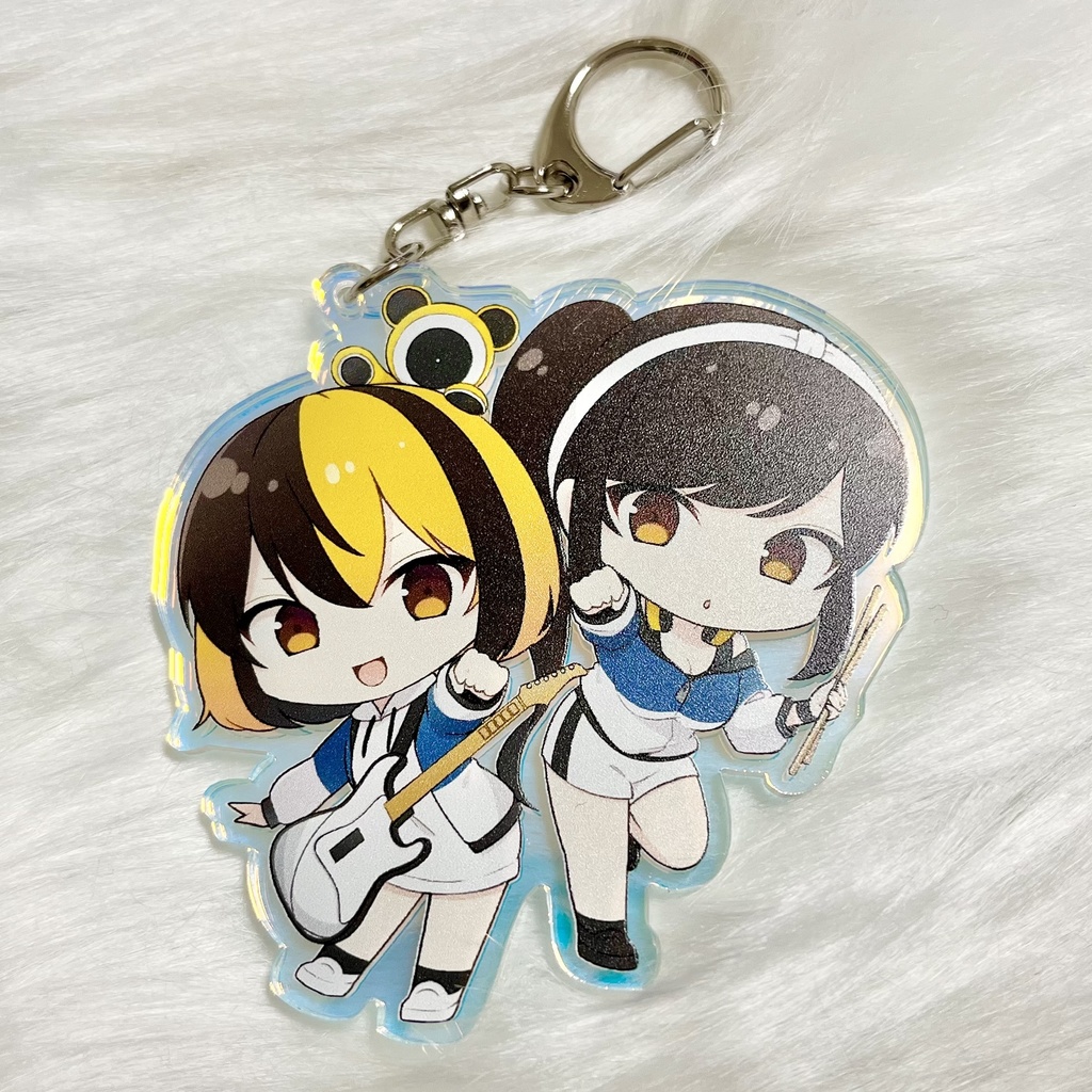 【ひまわり*パンチ】璃音&響香オーロラアクリルキーホルダー