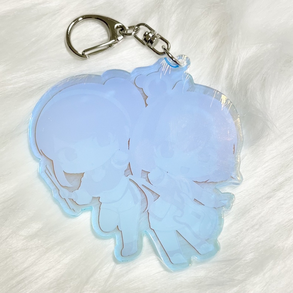 【ひまわり*パンチ】璃音&響香オーロラアクリルキーホルダー