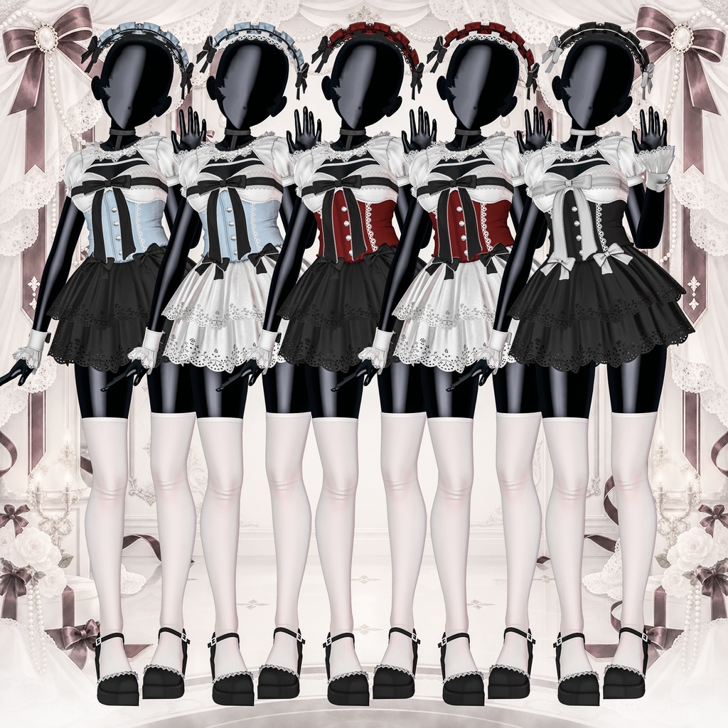 ♡SALE♡🎀Maidelle(メイデル)🎀Maid Outfit 9アバター対応
