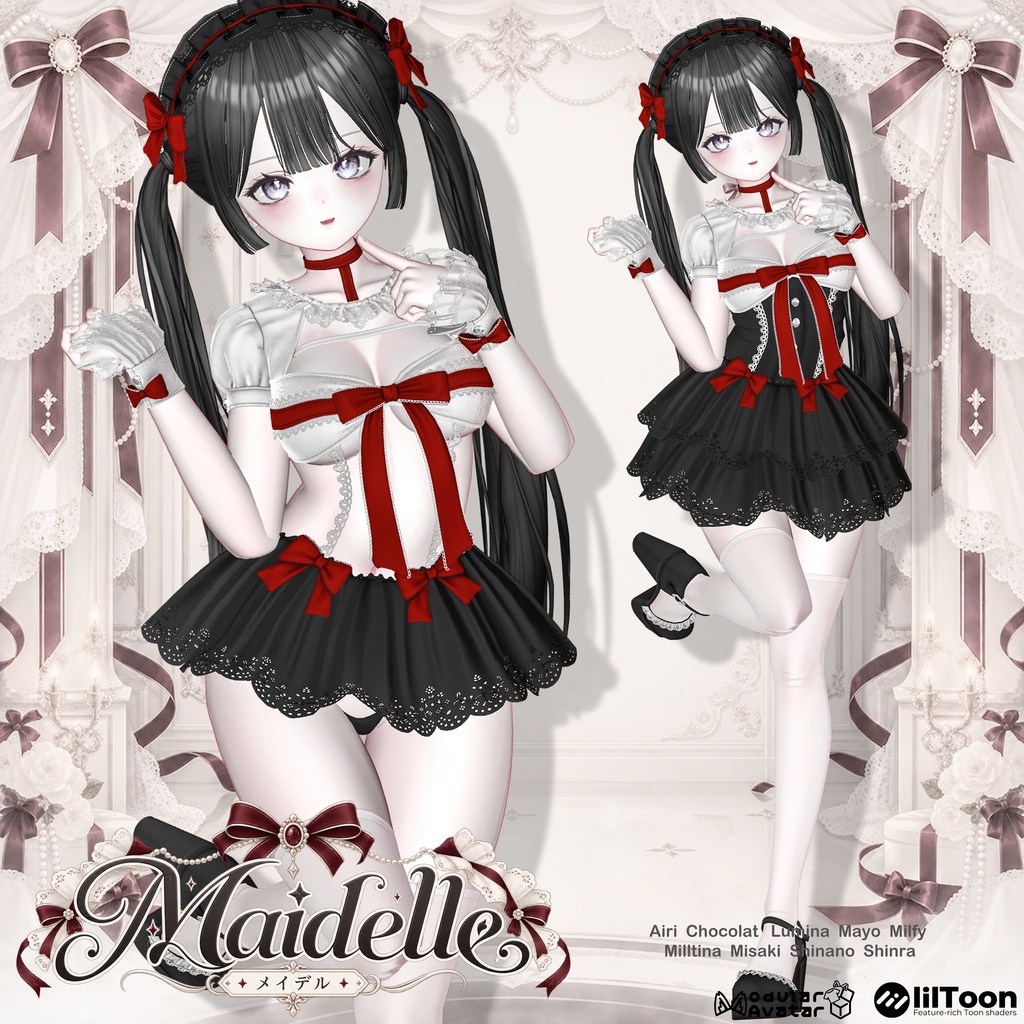 ♡SALE♡🎀Maidelle(メイデル)🎀Maid Outfit 9アバター対応