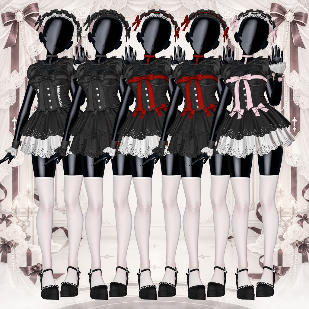 ♡SALE♡🎀Maidelle(メイデル)🎀Maid Outfit 9アバター対応