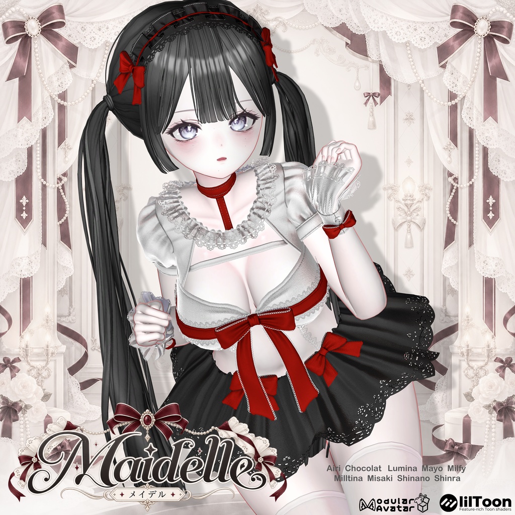 ♡SALE♡🎀Maidelle(メイデル)🎀Maid Outfit 9アバター対応