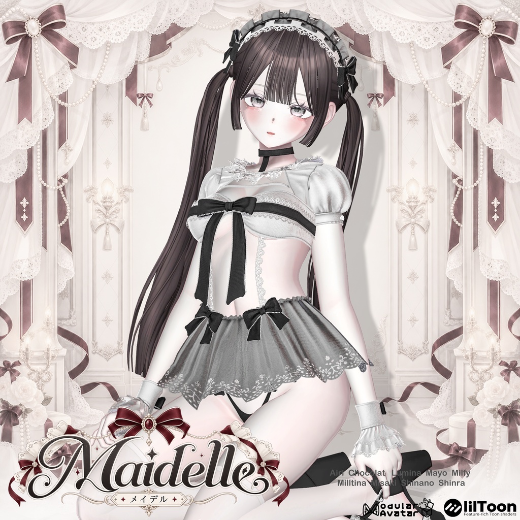 ♡SALE♡🎀Maidelle(メイデル)🎀Maid Outfit 9アバター対応