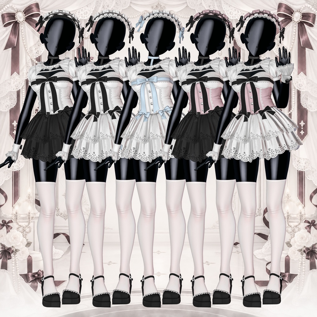 ♡SALE♡🎀Maidelle(メイデル)🎀Maid Outfit 9アバター対応