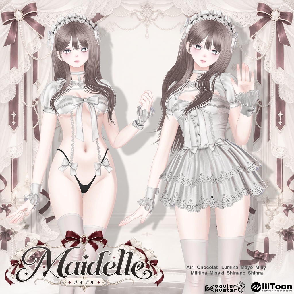 ♡SALE♡🎀Maidelle(メイデル)🎀Maid Outfit 9アバター対応