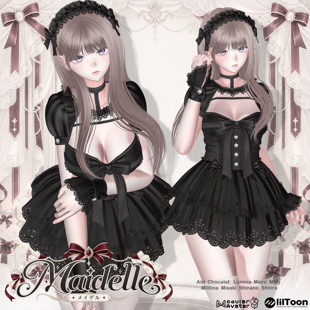 ♡SALE♡🎀Maidelle(メイデル)🎀Maid Outfit 9アバター対応