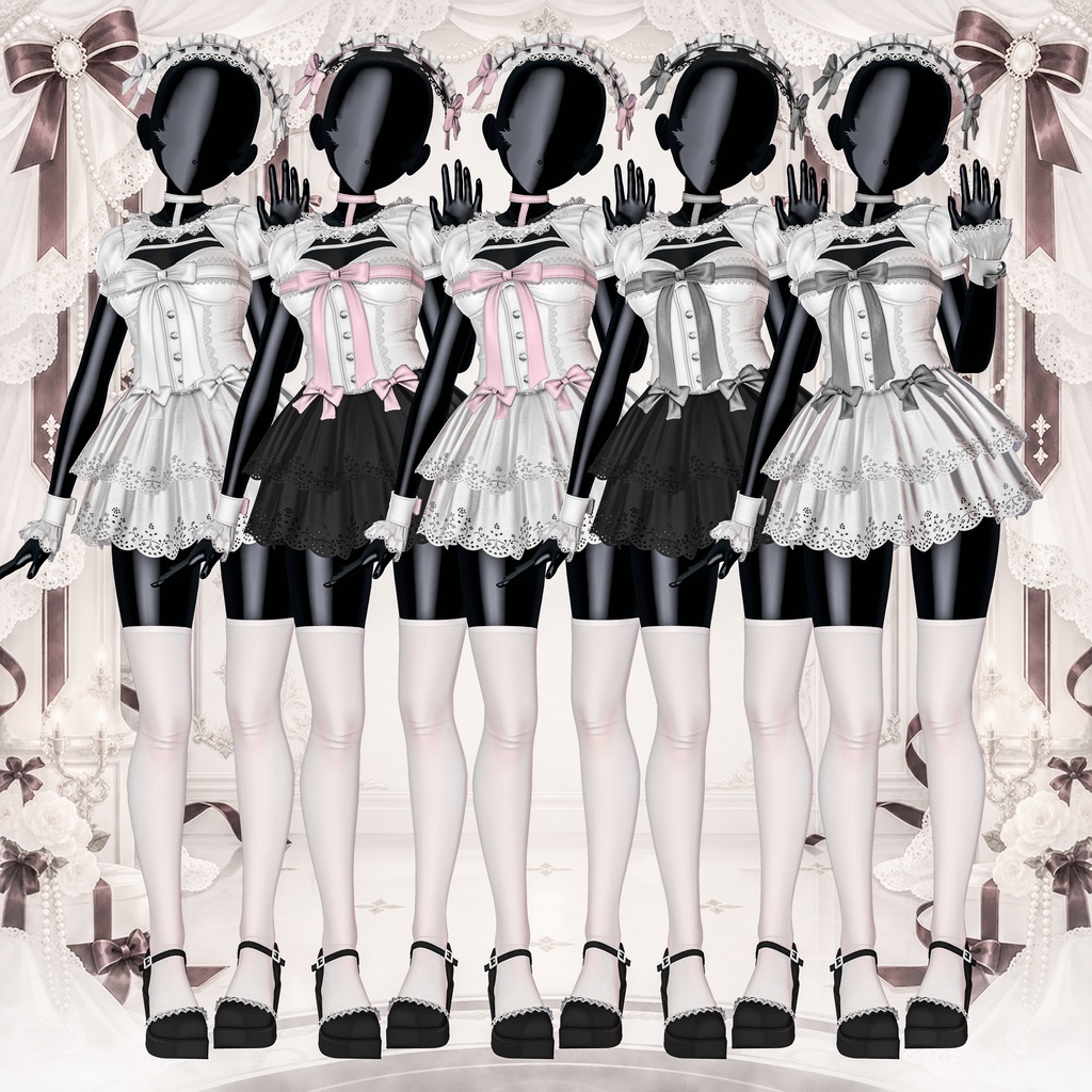 ♡SALE♡🎀Maidelle(メイデル)🎀Maid Outfit 9アバター対応