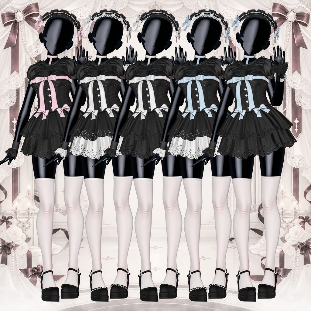 ♡SALE♡🎀Maidelle(メイデル)🎀Maid Outfit 9アバター対応