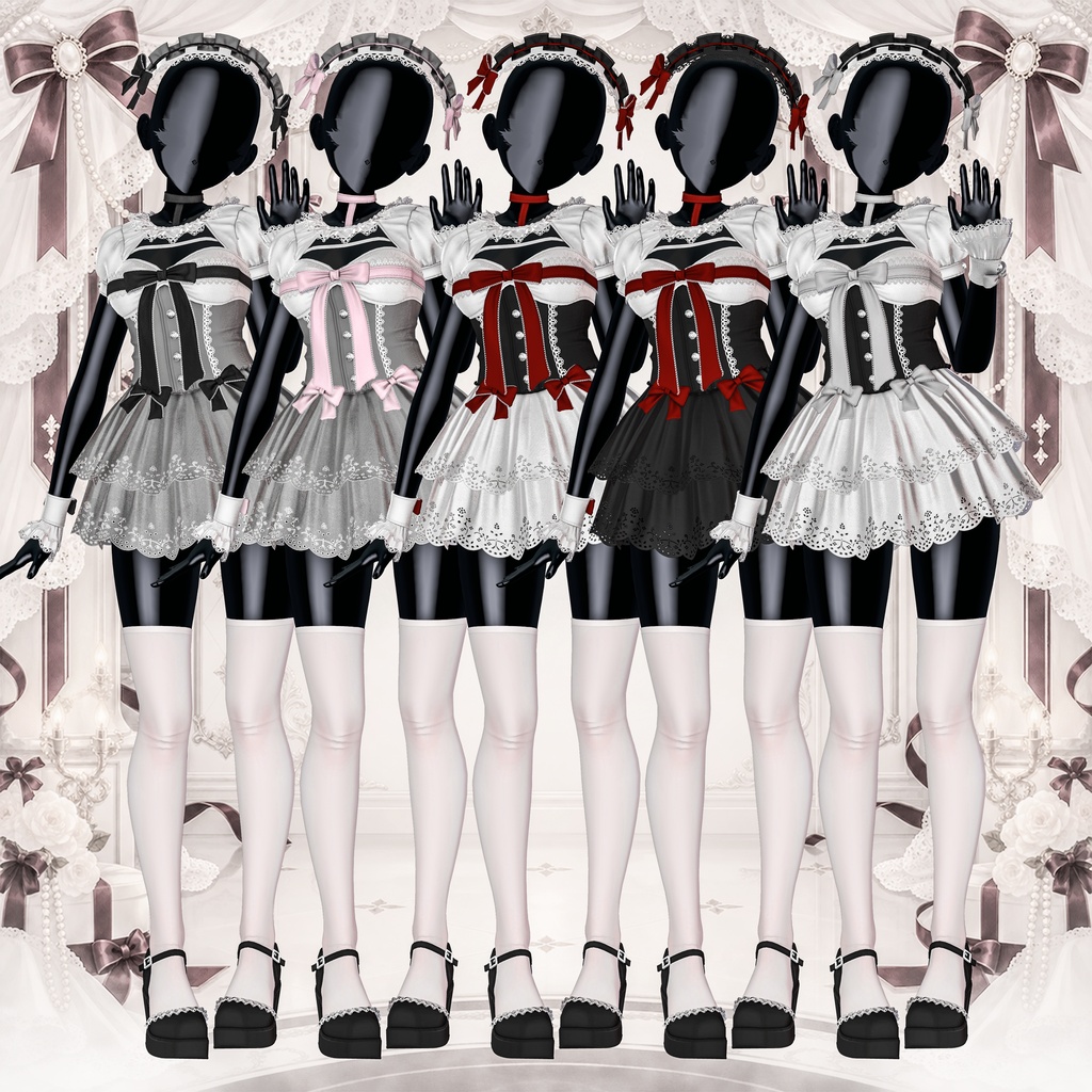 ♡SALE♡🎀Maidelle(メイデル)🎀Maid Outfit 9アバター対応