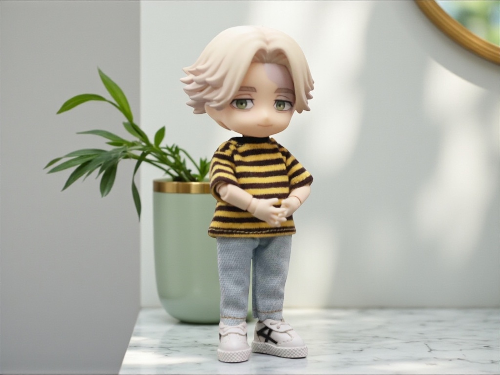 ウエストゴムデニムパンツ