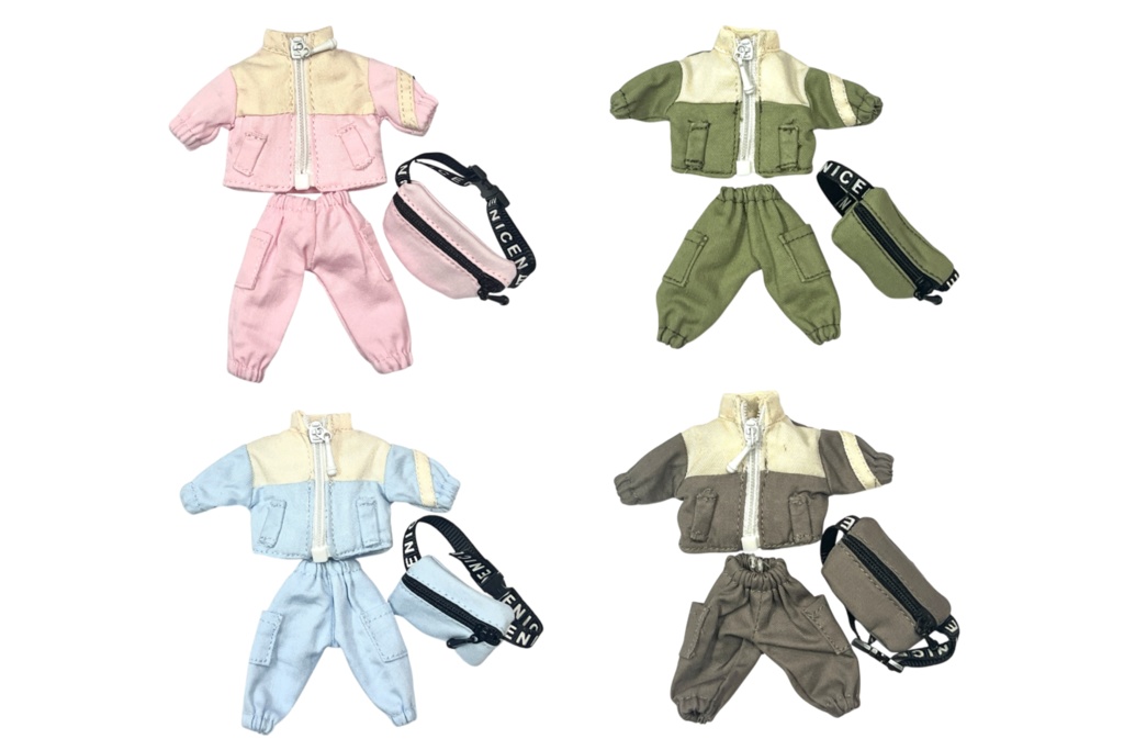 スポーティセットアップ3点セット(4色展開)