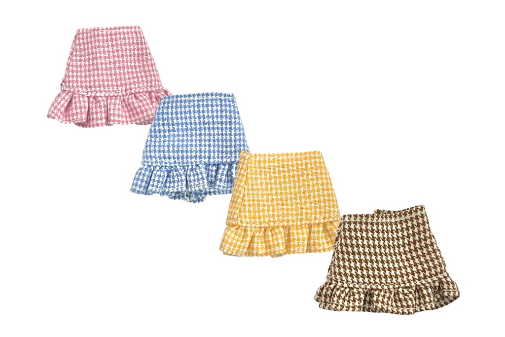 チェック柄スカート(4色展開)