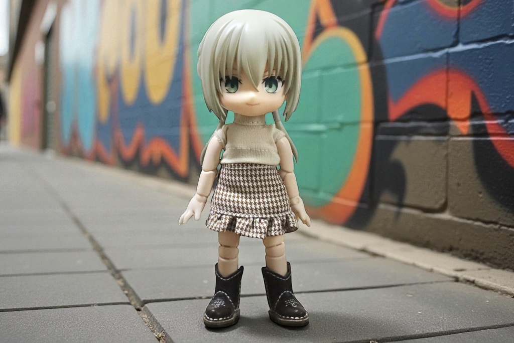 チェック柄スカート(4色展開)