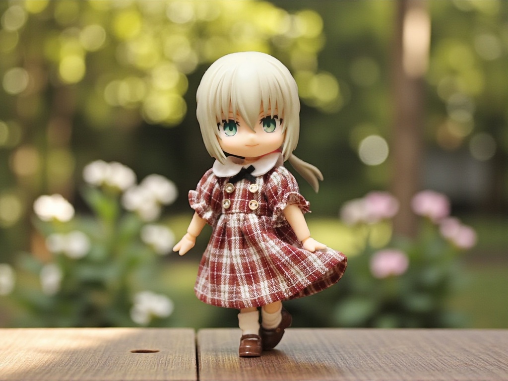 リボン付きチェック柄ワンピース(3色展開)