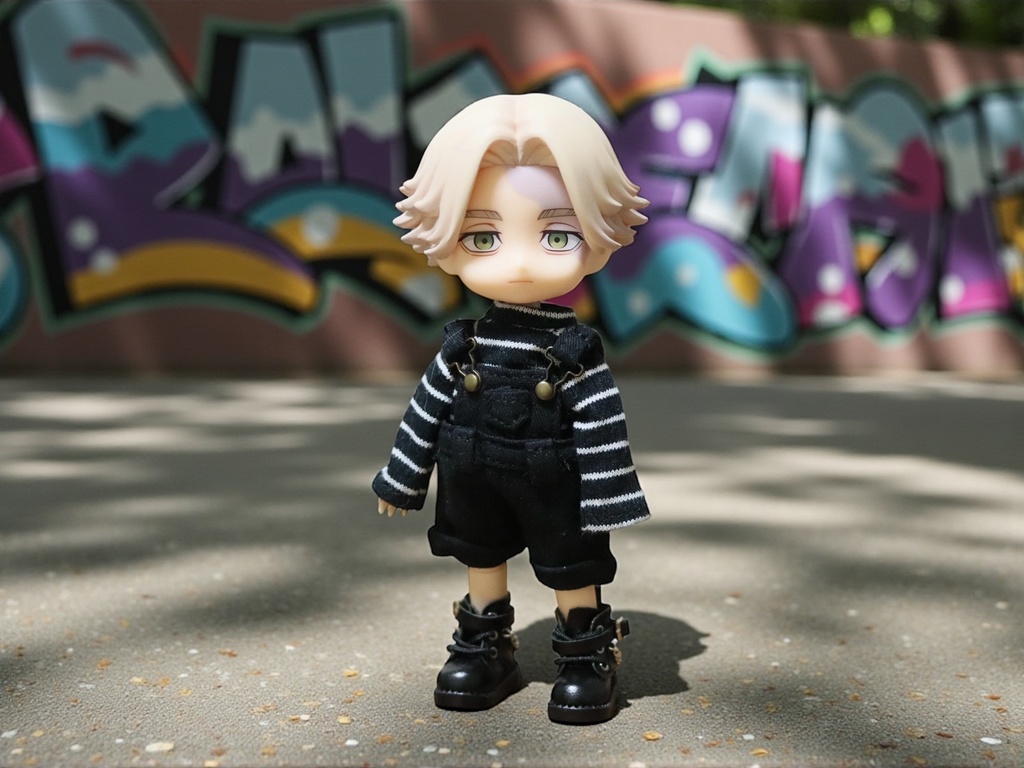 チェーンベルト付きブーツ